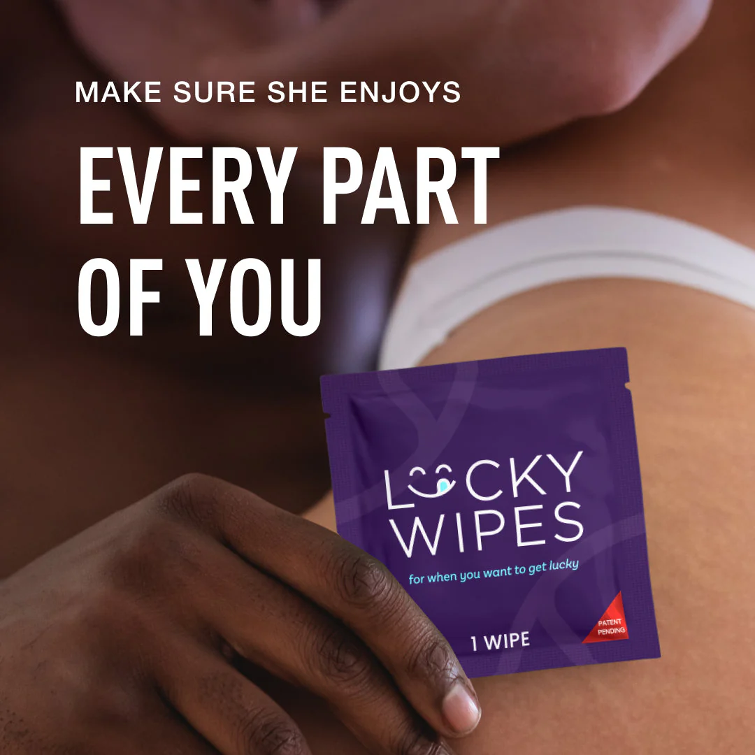 Banana Flavored Lucky Wipes For Men - Image 3