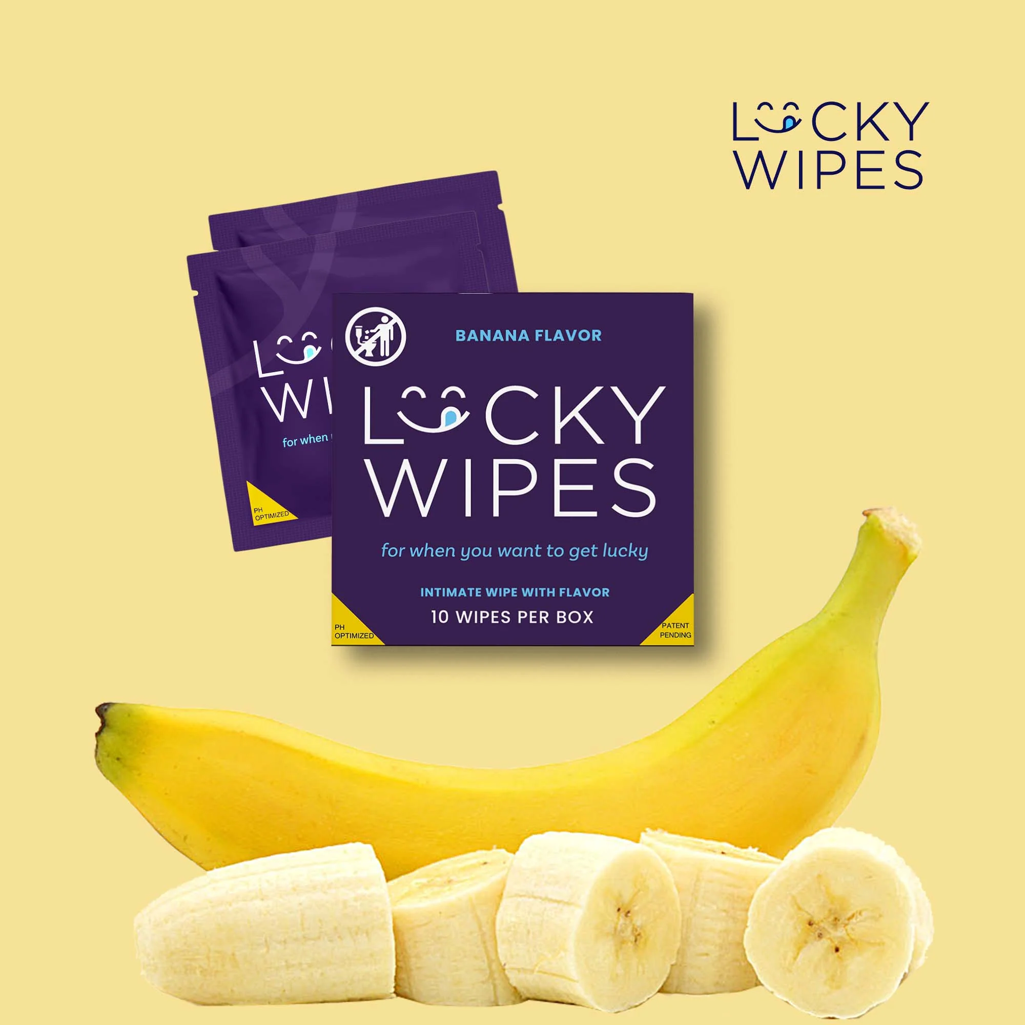 Banana Flavored Lucky Wipes For Men - Image 5