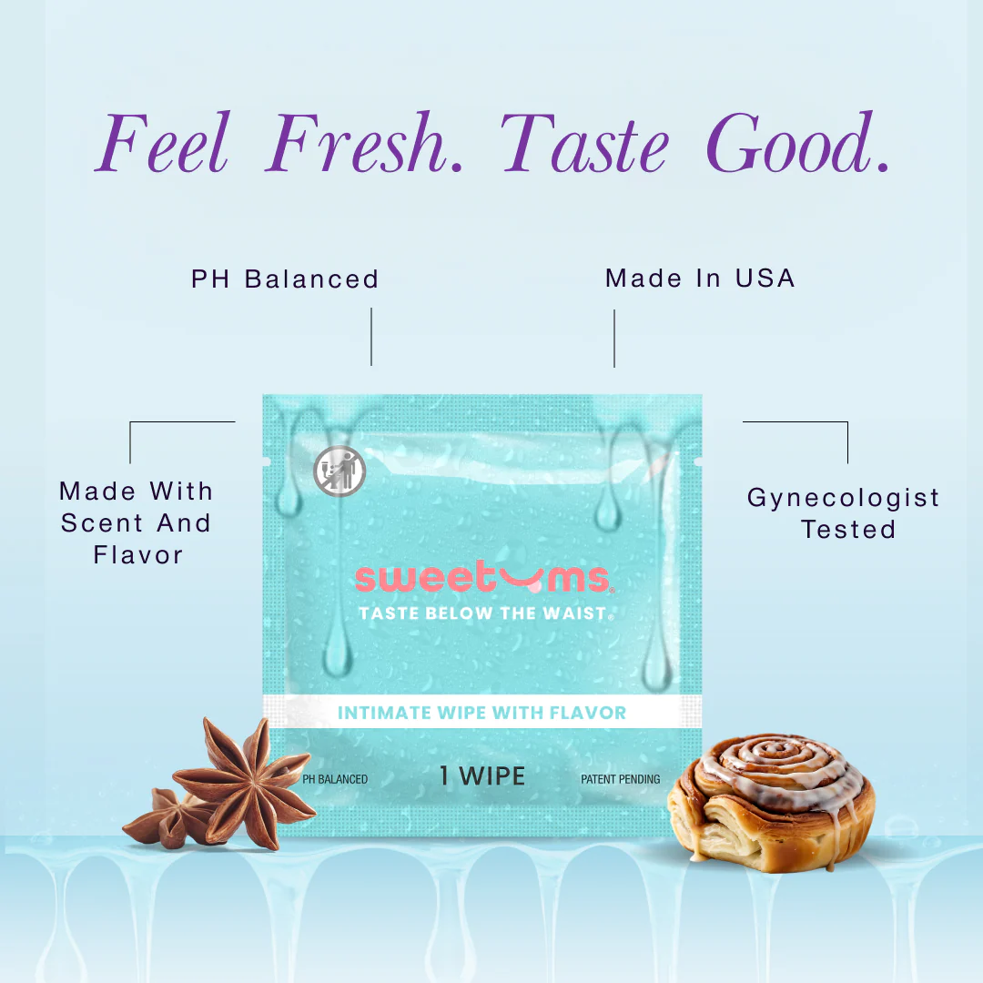 Cinnamon Bun Flavored Intimate Wipes - Image 4