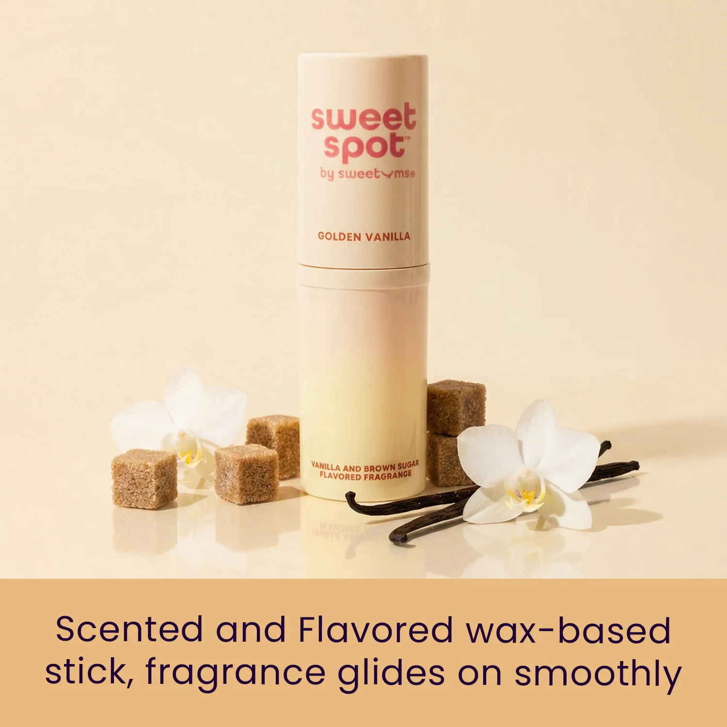 Golden Vanilla Flavored Solid Fragrance Stick Fragrance - Image 3