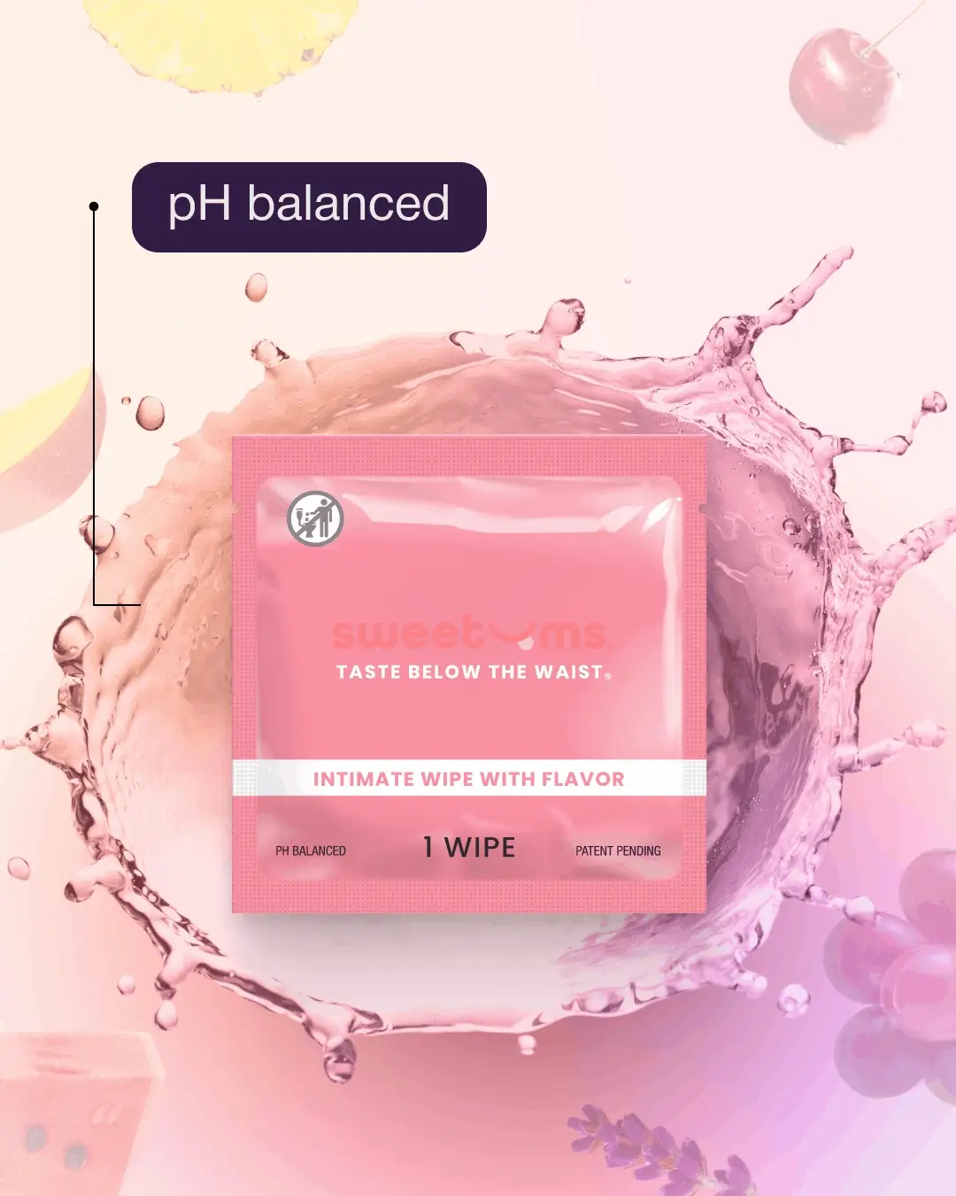 Sweetums Passion Fruit Flavored Intimate Wipes - Image 5