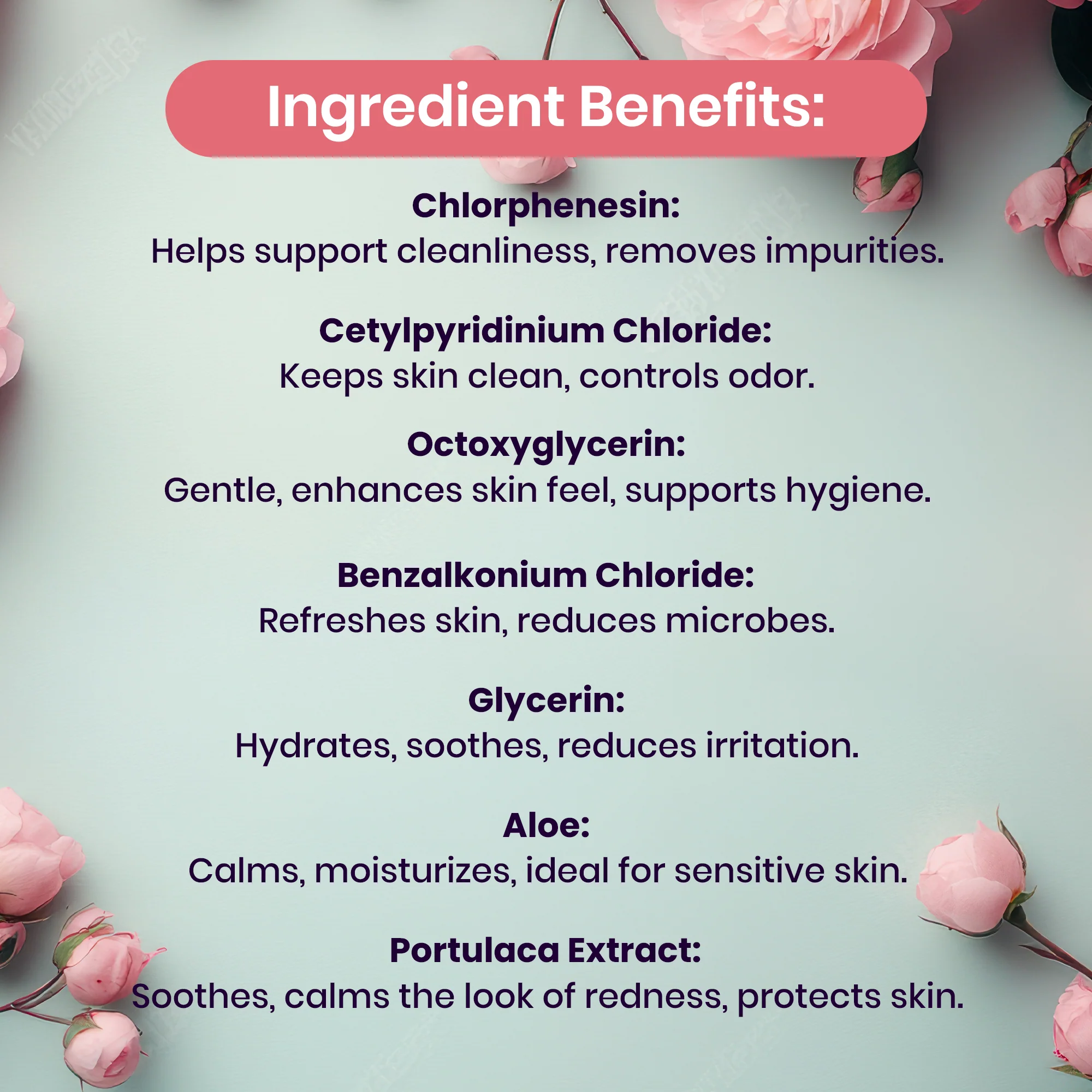 Rose Scented Unflavored Daily Wipes - Image 6