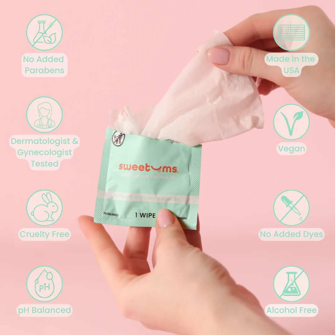 Sweet Mint Flavored Wipes - Image 3