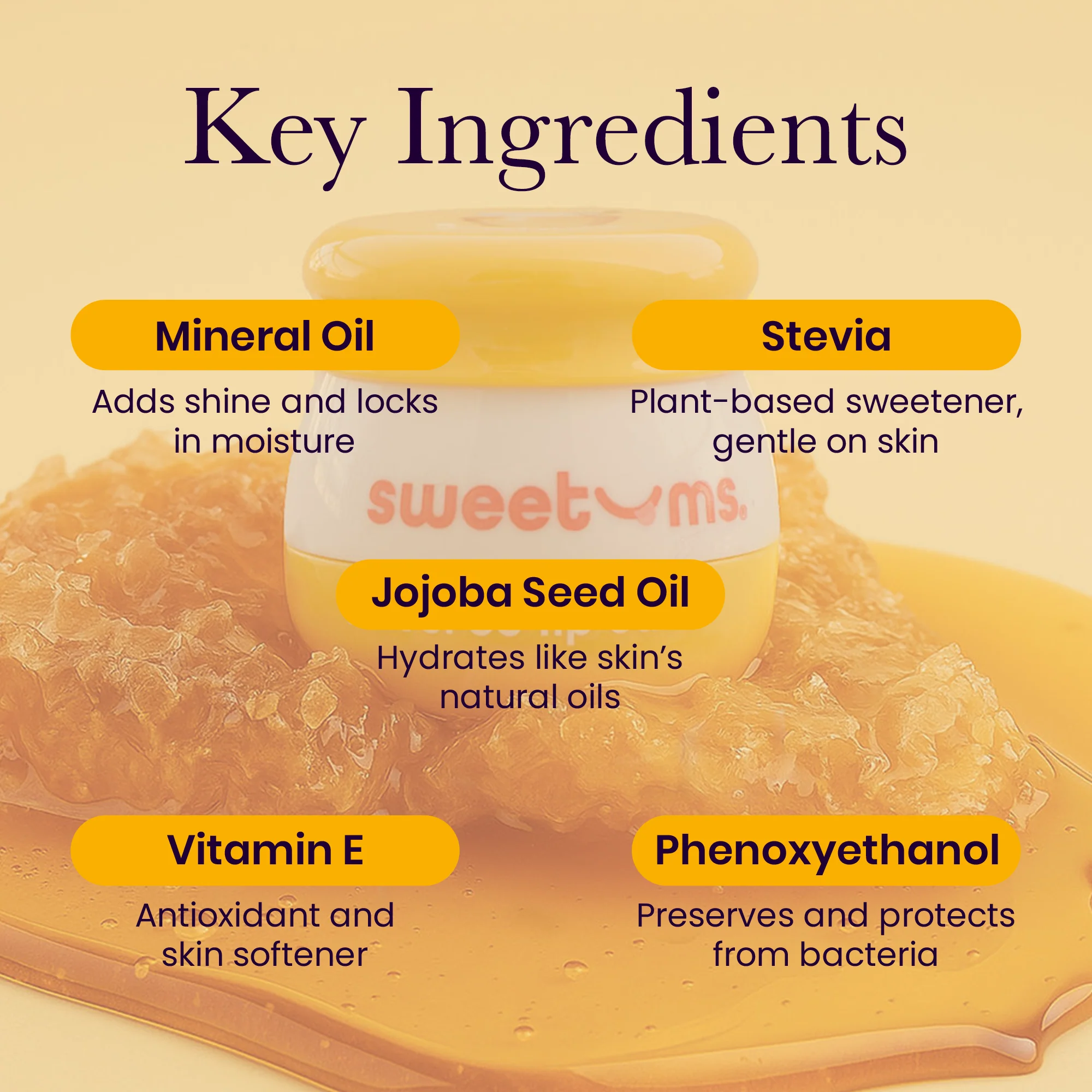 Sweetums Honey Flavored Lip Balm - Image 5