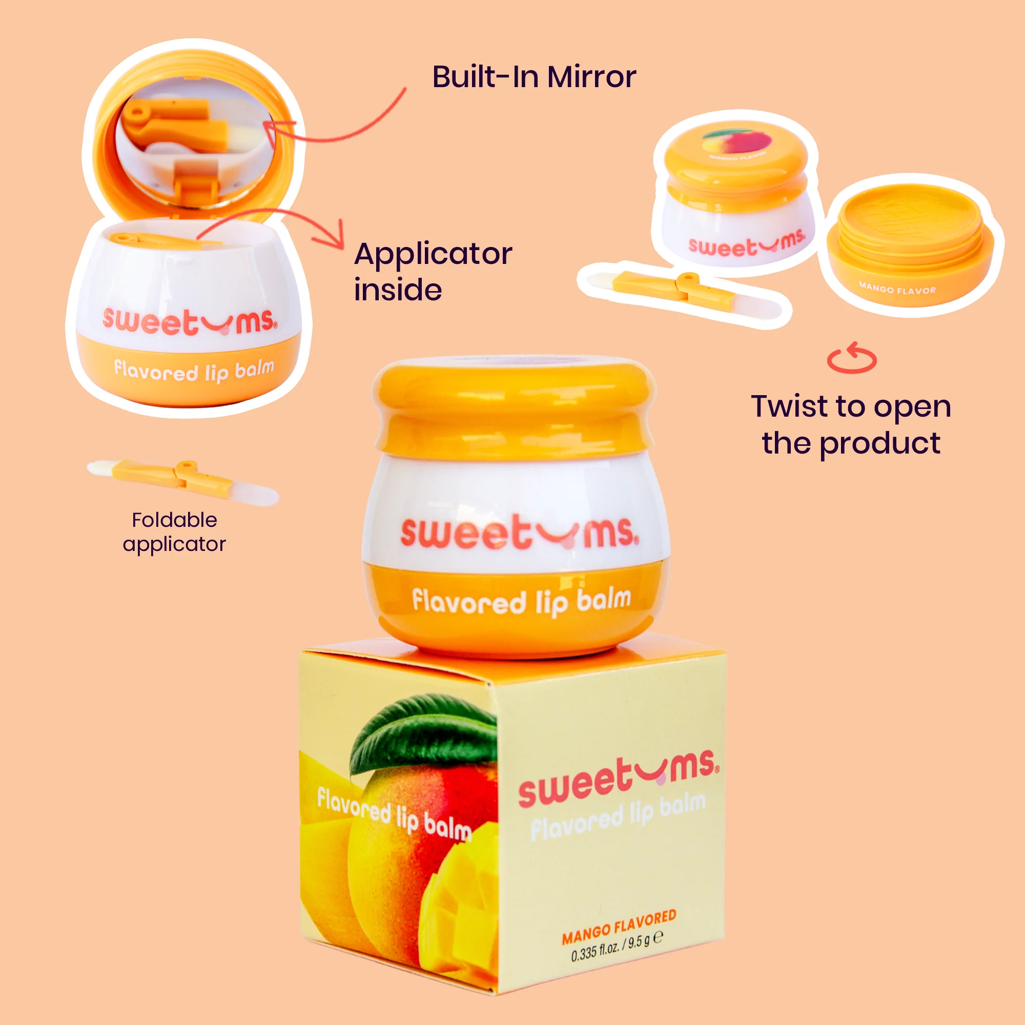 Sweetums Mango Flavored Lip Balm - Image 5