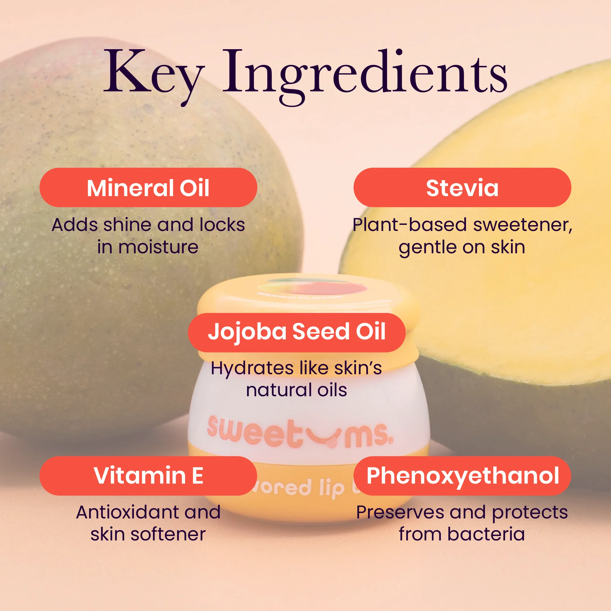 Sweetums Mango Flavored Lip Balm - Image 6