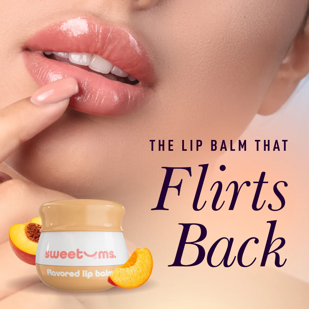Sweetums Peach Flavored Lip Balm - Image 3