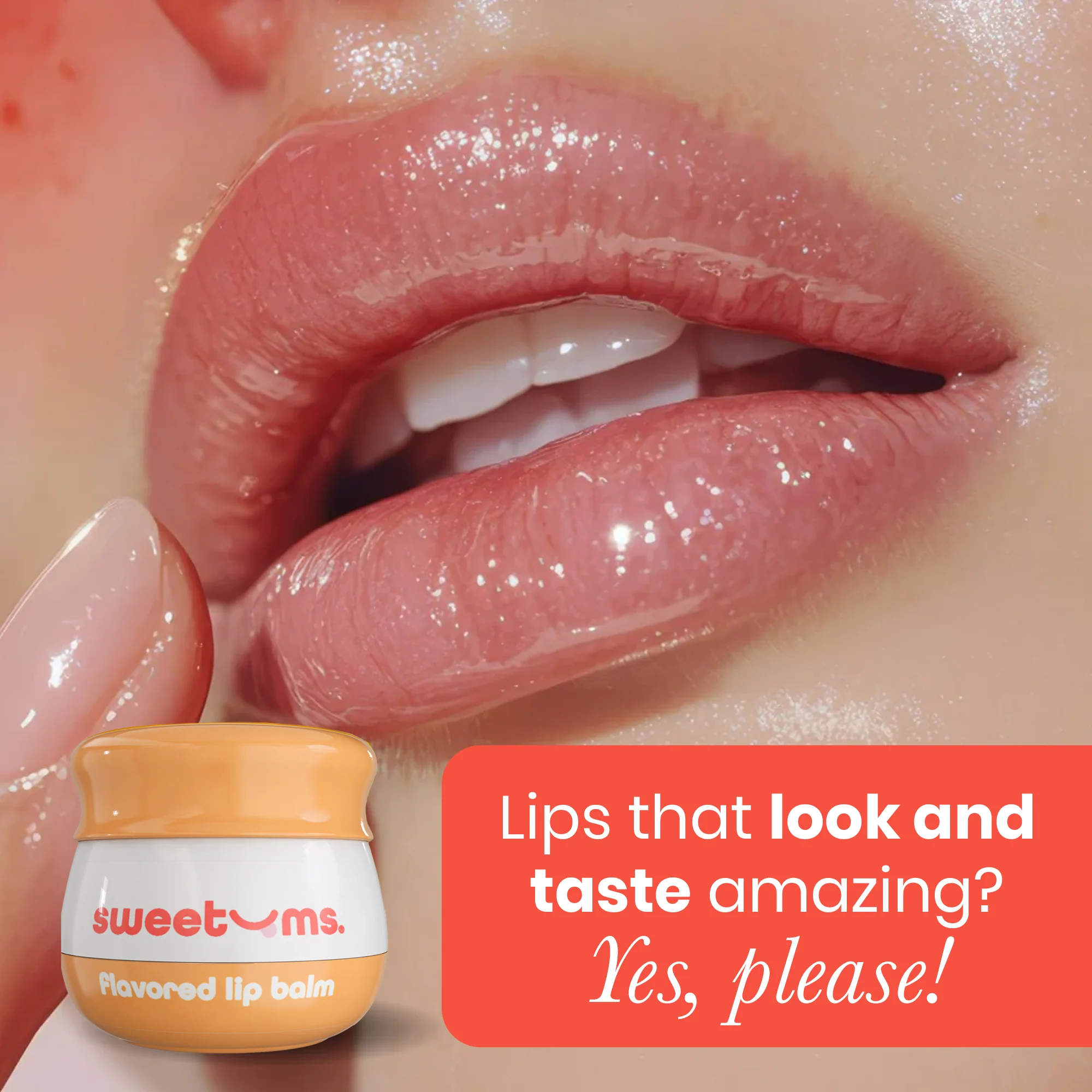 Sweetums Peach Flavored Lip Balm - Image 7