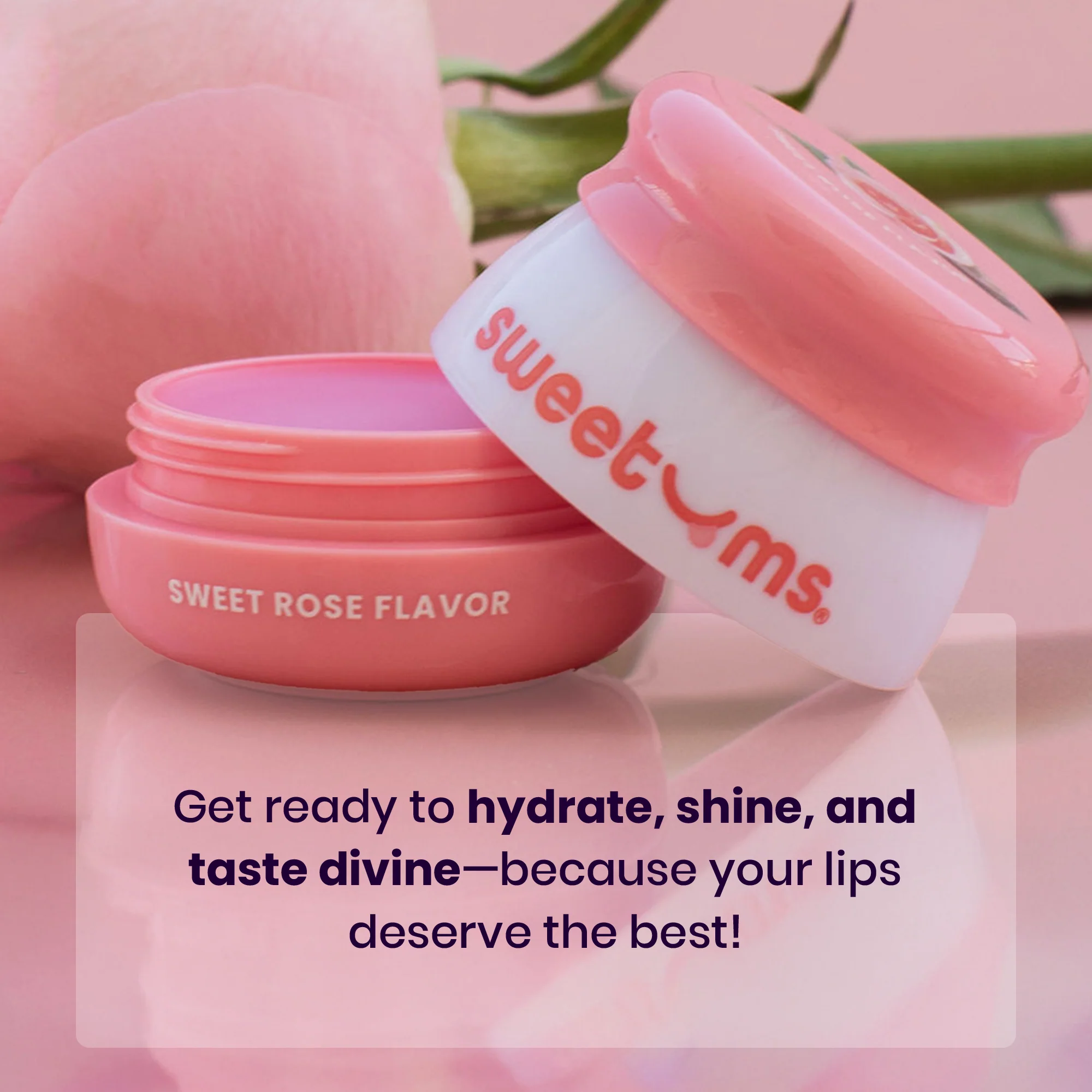 Sweetums Sweet Rose Flavored Lip Balm - Image 6